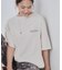 【ひんやり/体型カバー】首元すっきり ゆるバックギャザーTシャツ