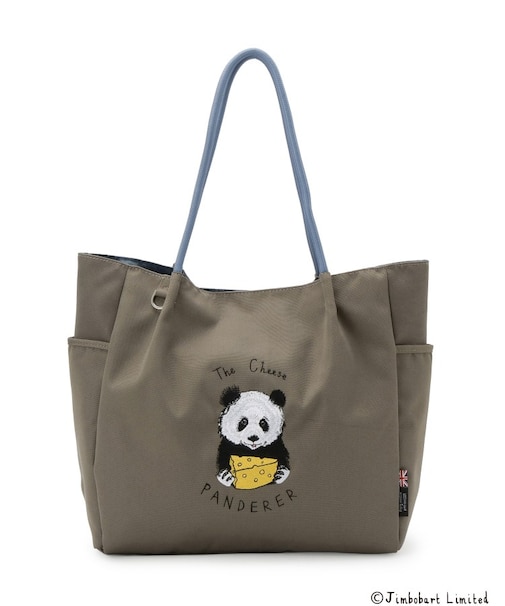 【Jimbobart】撥水アニマル刺繍トートバッグ