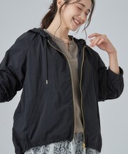 【S-LL/撥水】ゴールドパーツで女性らしく ギャザーブルゾン
