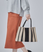 2WAYボックスニットトートバッグ