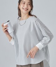 【着丈選べる/洗濯後しわになりにくい】インせず着られる ドルマンブラウス