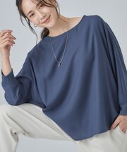 【着丈選べる/洗濯後しわになりにくい】インせず着られる ドルマンブラウス