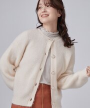【S-LL】ゆるもこ シャギーニットカーディガン