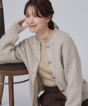 【S-LL】ゆるもこ シャギーニットカーディガン