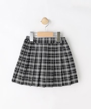 【110-140cm】チェックプリーツスカート