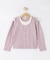 【110-140cm】重ね着風ハートボタンロンT