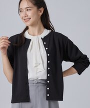 UVカットクルーネックカーディガン