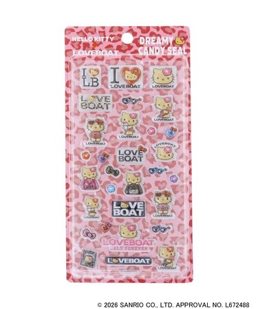 【サンリオ×ラブボート】ぷっくりシール