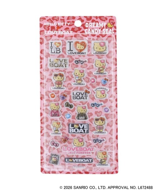 【サンリオ×ラブボート】ぷっくりシール