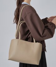 【軽量】サイド配色トートバッグ