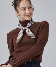 【絶妙なゆるピタ/S-LL/洗濯機可】ちくちくしにくいリブタートルネック やわらかニット