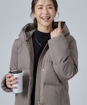 【S-LL/洗濯機可】ポーランドダウン ショートフーディコート