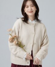 【S-LL/洗濯機可】思わず触れたくなる ふわもちキラキラモールカーディガン