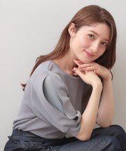 クールタッチラップスリーブニット【洗濯機OK/UVケア/接触冷感】《XS～3L/9col》