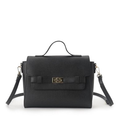 ◆【2WAY】合皮ミニショルダーバッグ