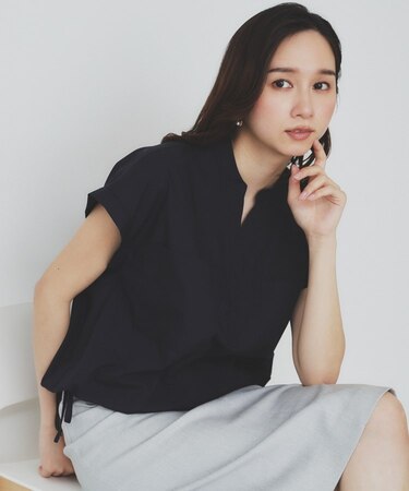 ダブルポケットスキッパーシャツ【洗濯機洗い可/イージーアイロン】