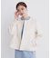 《5color/XS-LLsize》ウール混ノーカラーショートコート