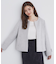 《5color/XS-LLsize》ウール混ノーカラーショートコート