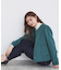 《5color/XS-LLsize》ウール混ノーカラーショートコート