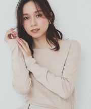 ラメシアーチュールトップス【洗濯機洗い可】