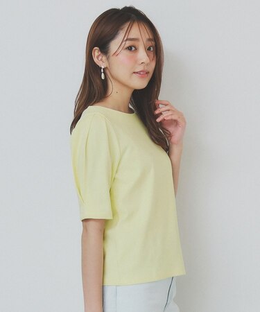 《10色展開/XS-LLサイズ》コットンスムースタックスリーブトップス【UV/接触冷感/洗濯機洗い可】