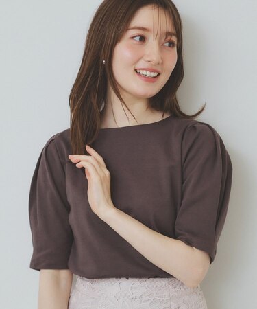 《10色展開/XS-LLサイズ》コットンスムースタックスリーブトップス【UV/接触冷感/洗濯機洗い可】