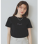 ワンポイントロゴ刺繍Tシャツ【UV/接触冷感/洗濯機洗い可】