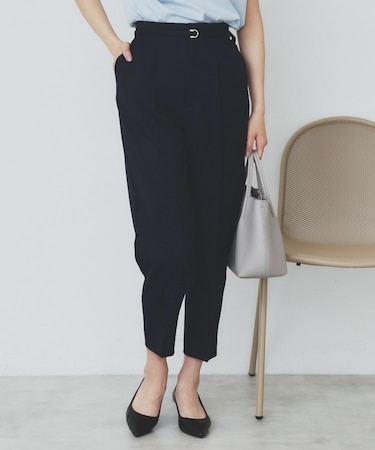 ストレッチテーパードパンツ【洗濯機洗い可/吸水速乾/防シワ】