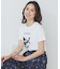 ねこプリントTシャツ【洗濯機洗い可】