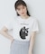 ねこプリントTシャツ【洗濯機洗い可】