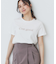 パール調刺繍ロゴTシャツ【汗ジミ防止/吸水速乾/接触冷感/UVケア/洗濯機洗い可】