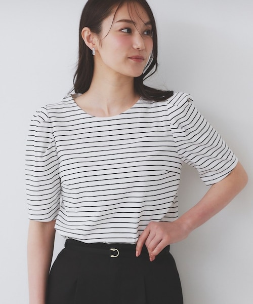 7色展開／XS-LLサイズ》多機能タックスリーブトップス【汗ジミ防止