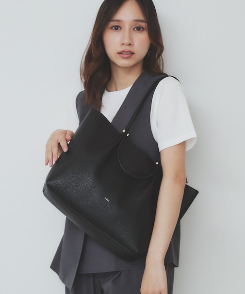 【軽量合皮】ダブルハンドルA4トートバッグ