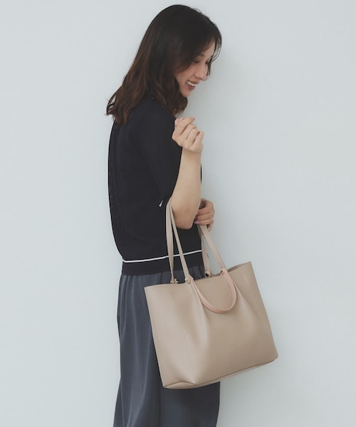 軽量合皮】ダブルハンドルA4トートバッグ｜インデックスの通販