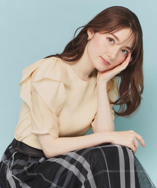 リボンキャミボレロアンサンブルニット｜ワンウェイの通販｜&mall