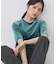 《andGIRL掲載》ベロアボクシーTシャツ【洗濯機洗い可】