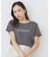 《S-LLサイズ》フロッキーロゴTシャツ【接触冷感/UVケア/洗濯機洗い可】