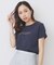 《S-LLサイズ》フロッキーロゴTシャツ【接触冷感/UVケア/洗濯機洗い可】