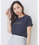 《S-LLサイズ》フロッキーロゴTシャツ【接触冷感/UVケア/洗濯機洗い可】