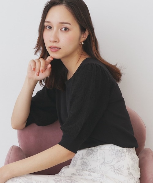 フォクシー 38 りぼんパフスリーブ ニット フォクシー 38 りぼんパフスリーブ ニット｜Yahoo!フリマ（旧