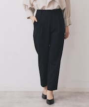 《丈が選べる》ストレッチテーパードパンツ/セットアップ対応【洗濯機OK/イージーアイロン】