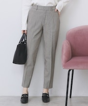 ウォームストレッチテーパードパンツ【洗濯機OK/防シワ/吸湿発熱】《XS～3L》