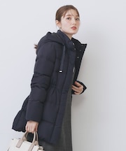 KAWADAダウンドロストミドルコート【撥水/洗える/2WAY/静電気防止裏地】《XS~3L》