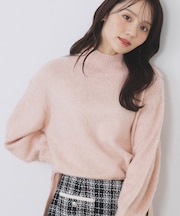 ハイネックパフニット【洗濯機OK】