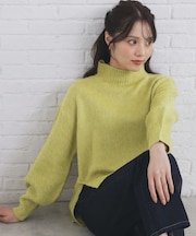 ハイネックパフニット【洗濯機OK】