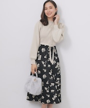 アソートパターンニットワンピース【洗濯機可・抗ピル】