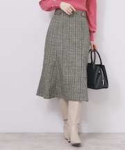 マーメイドフレアスカート【洗濯機OK/防シワ】