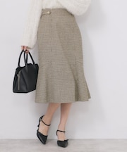 マーメイドフレアスカート【洗濯機OK/防シワ】