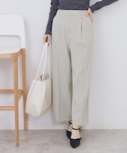 あったかワイドパンツ【洗濯機OK/イージーアイロン】