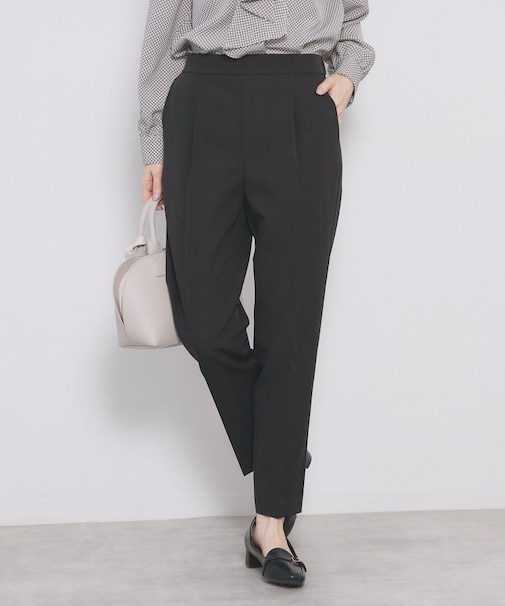 ストレッチイージーテーパードパンツ【洗濯機OK/イージーアイロン】